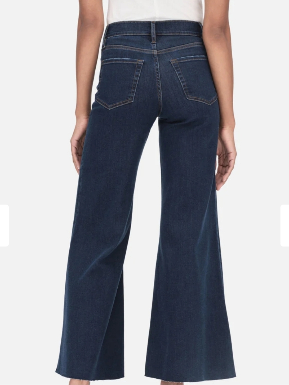 $268 Frame Denim le Palazzo Crop Wide Leg Jeans Size 24 - Picture 2 of 8